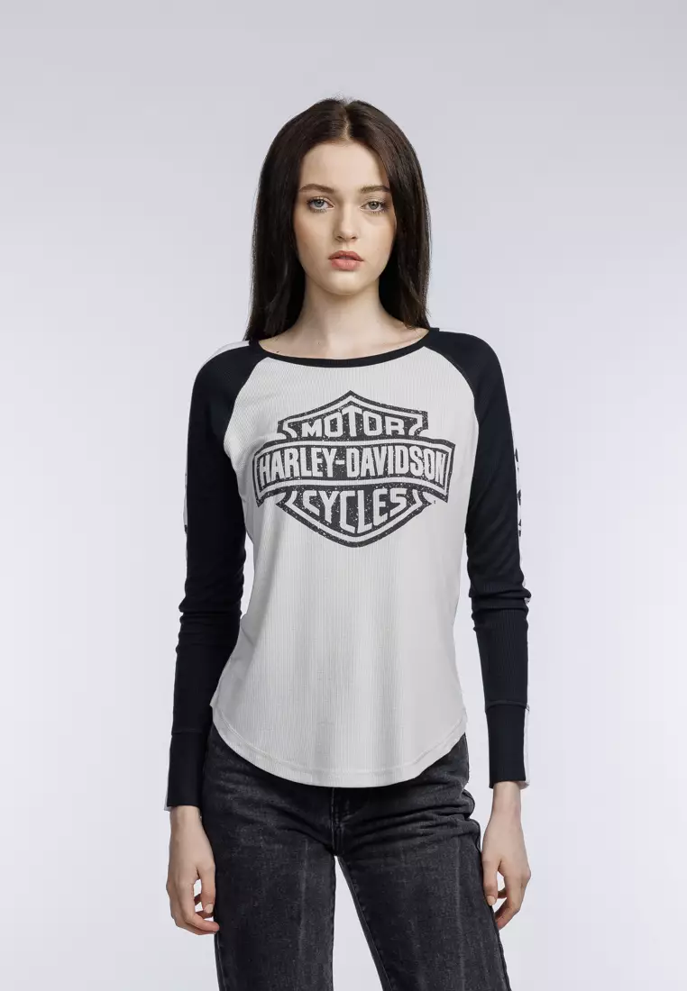 women's long sleeve harley davidson shirts