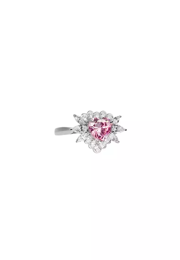 Fresco Bubbles Flamingo Pink Ring