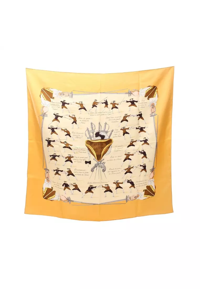 LV Love Vintage Silk Scarf Pillow 22