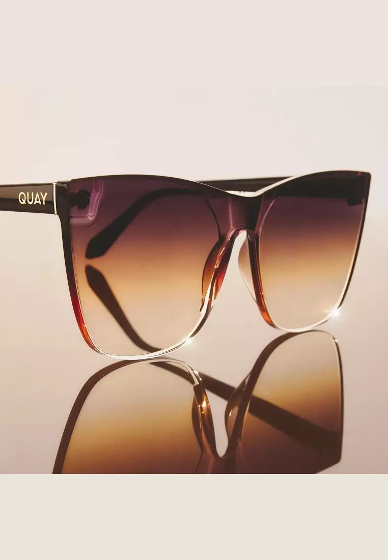 Come Thru Sunglasses - Black/Futuredusk Poppy