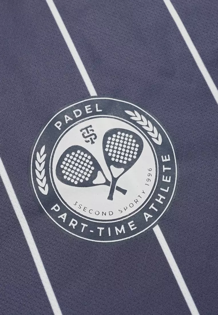 3Second Men's Collar T-Shirt Short Sleeve Relaxed Fit Polyester Sporty Dink C230925