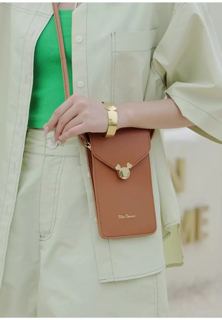 Women's Shoulder Sling Bag / Crossbody Bag (Tas Selempang / Tas Bahu Wanita) - Cokelat