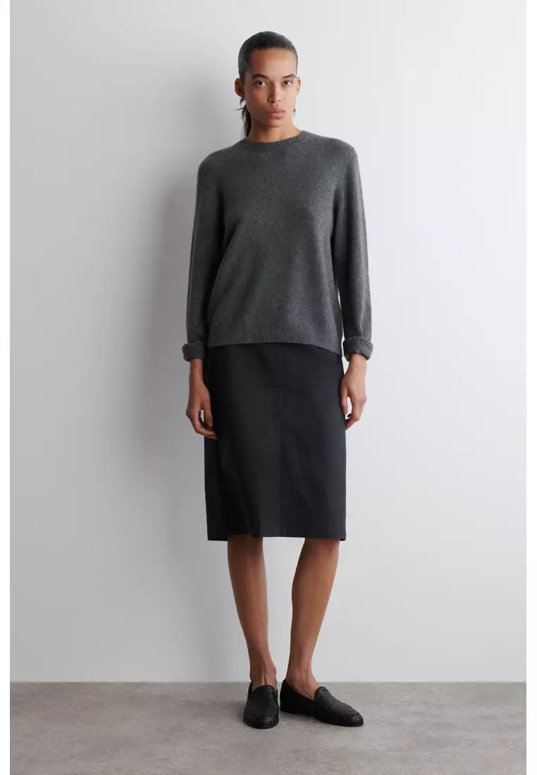 CASHMERE CREW-NECK JUMPER