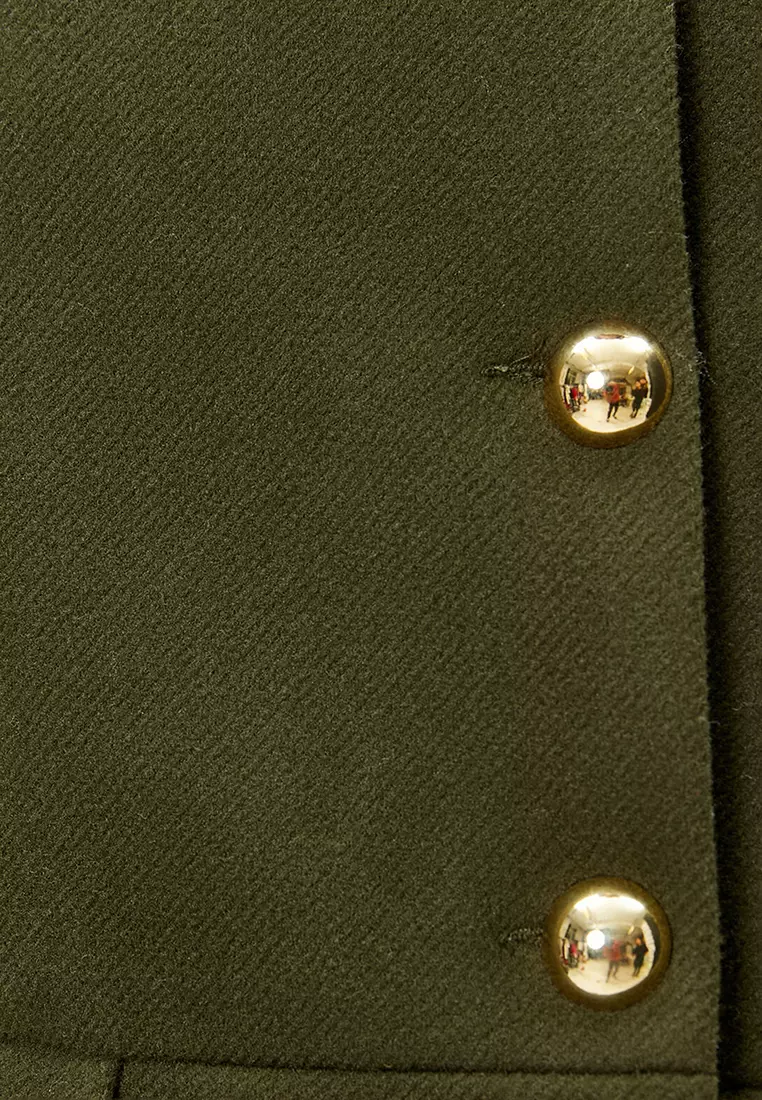 Gold Buttoned Kase Coat