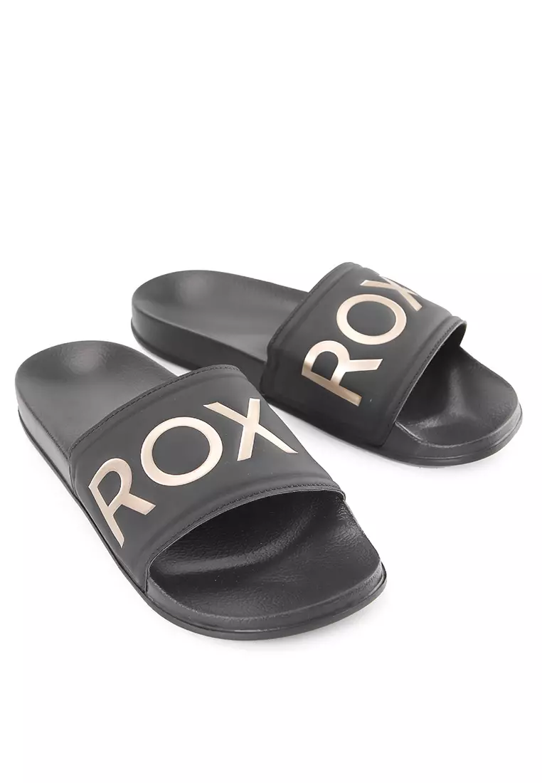 Roxy Slippy II sandalen voor dames, Paars, 40 EU : Roxy