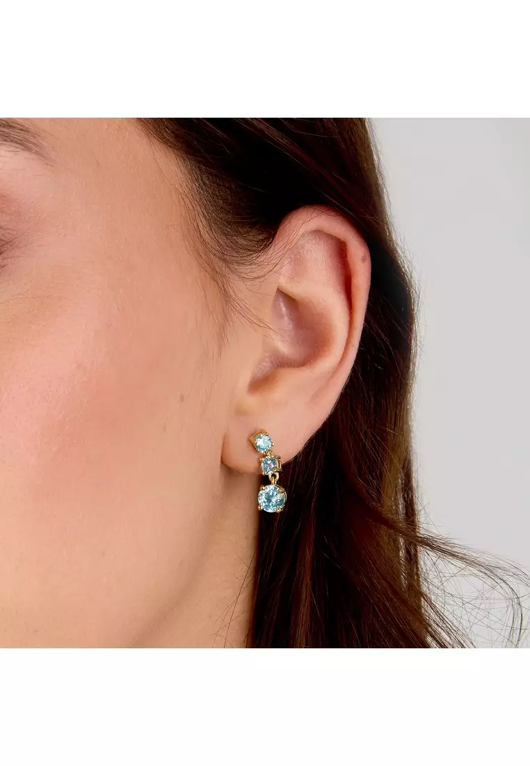 MORELLATO TESORI Blue and Gold Earrings SAIW301