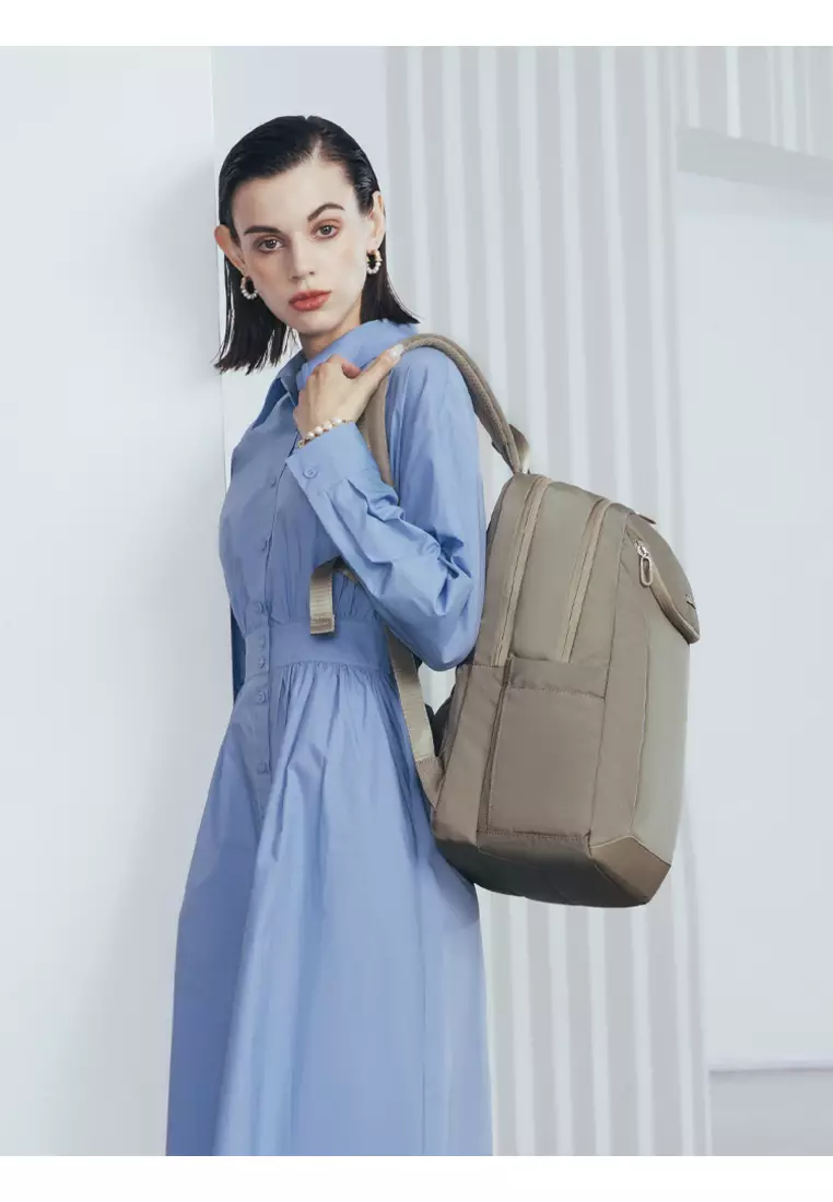 Urban Casual Shockproof 15.6 Laptop Compartment Waterproof Backpack for Women