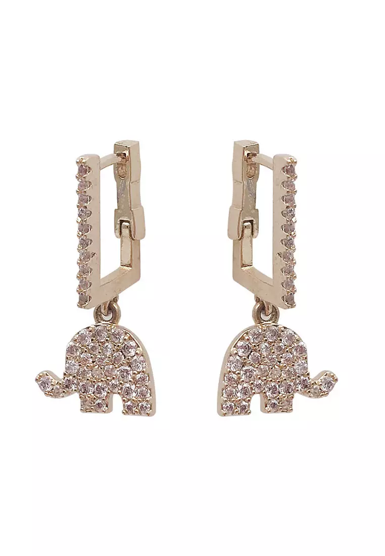 Elephant Earrings CA060305