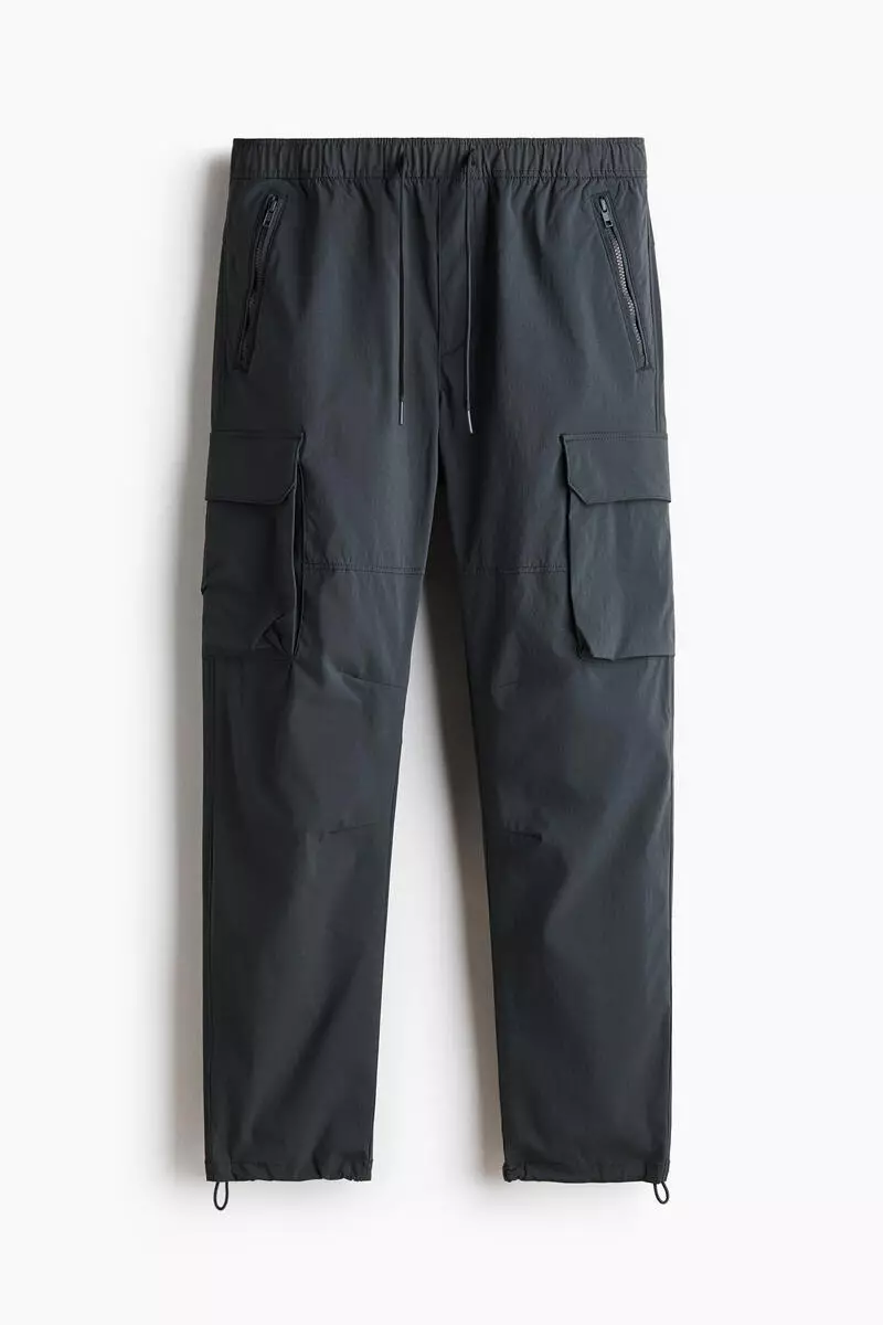 Regular Fit Nylon cargo trousers