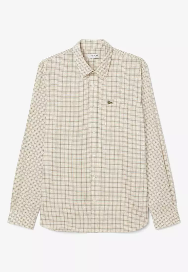 Regular Fit Plaid Flannel Shirt