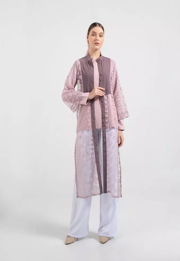 Maira Oter Brokat Pink