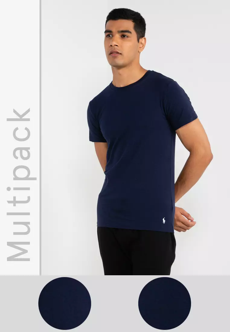 Buy Polo Ralph Lauren 2 Pack Crew Neck Undershirt 2023 Online | ZALORA  Singapore