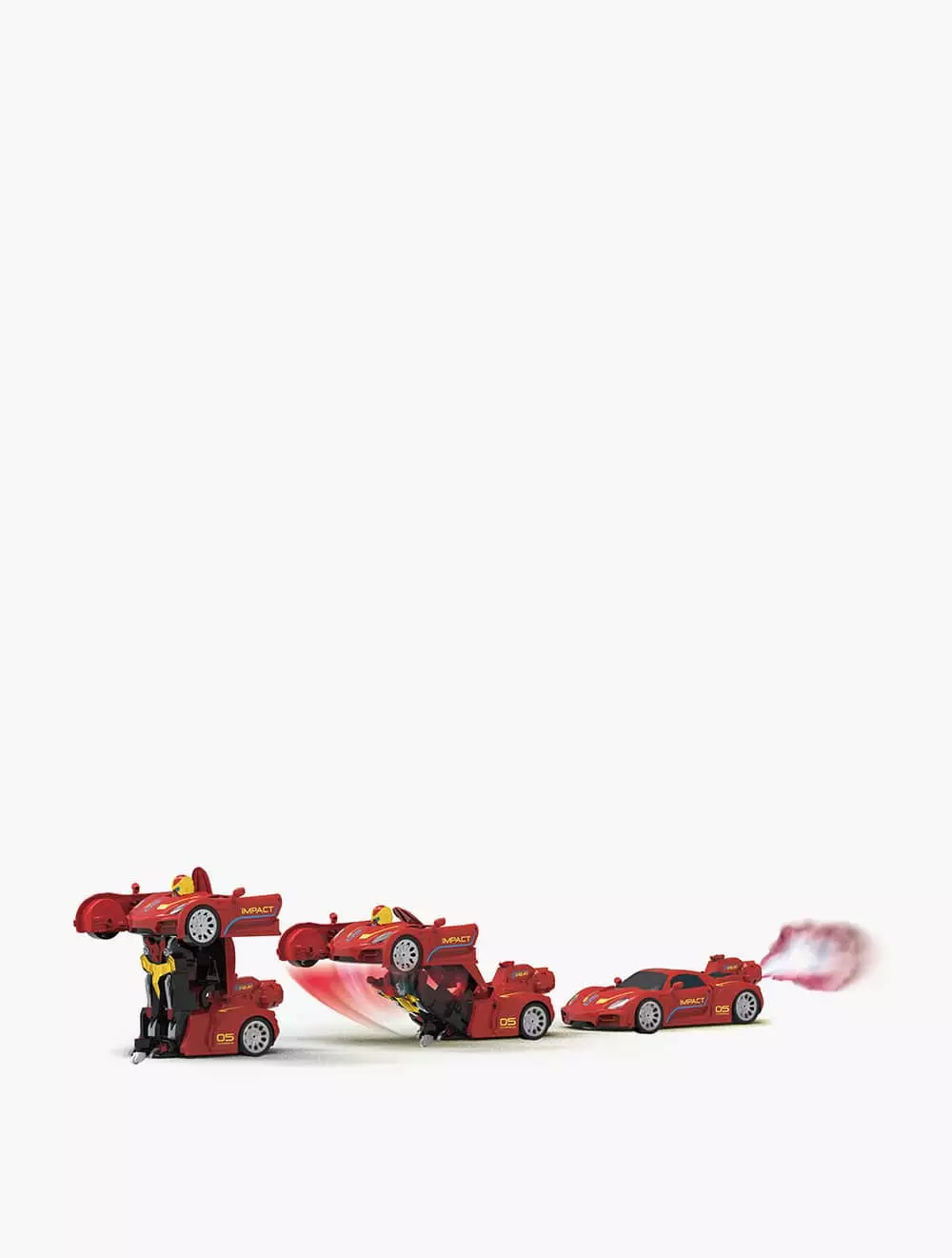 REVOLT TRANSFORMING ROBOT RACER - TG1013 - Multicolor