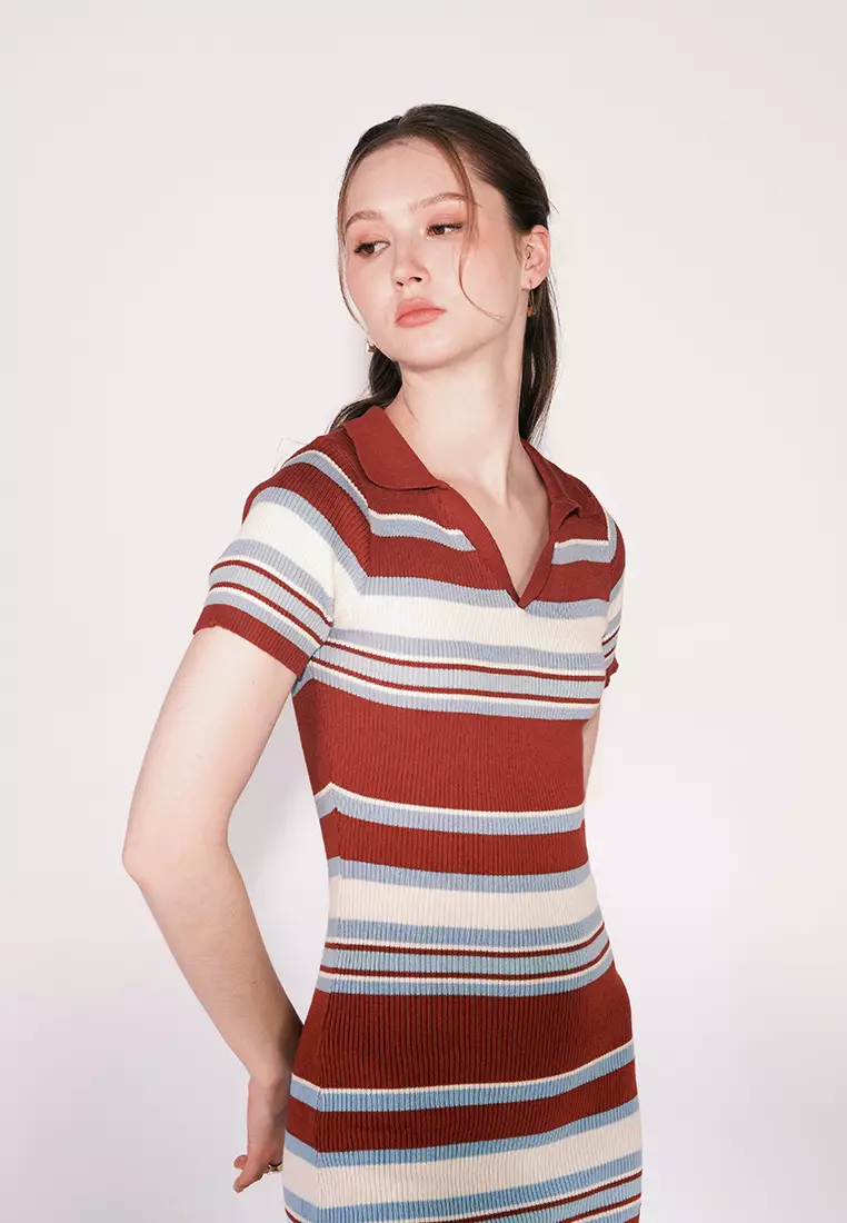 Camp Dominique Short Sleeve Dress