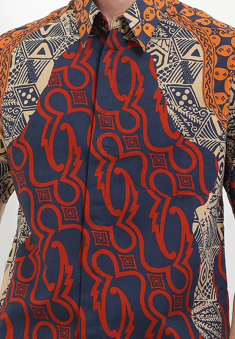Hem Body Fit Batik Parang Kawung 2