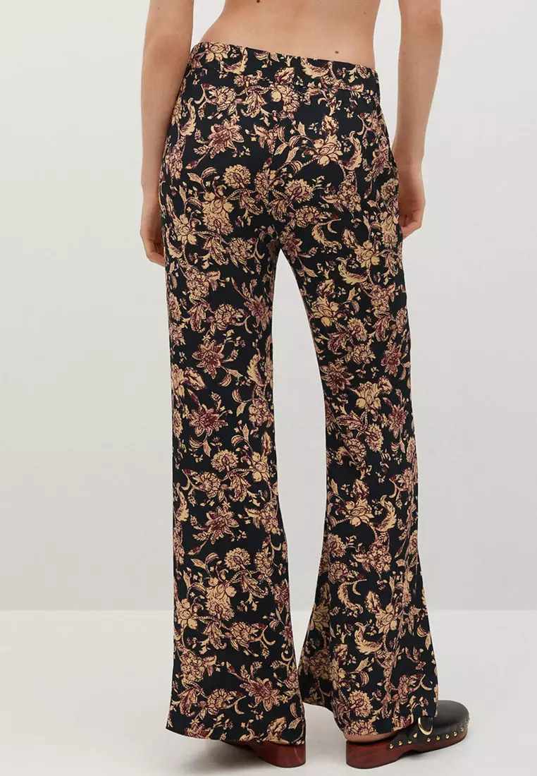 Printed Straight Trousers