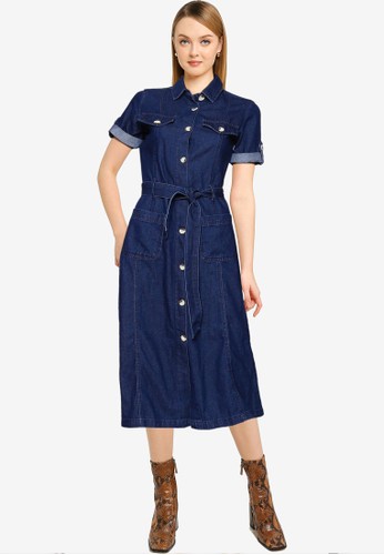 Jual Dorothy Perkins Indigo Summer Dress Original Zalora Indonesia