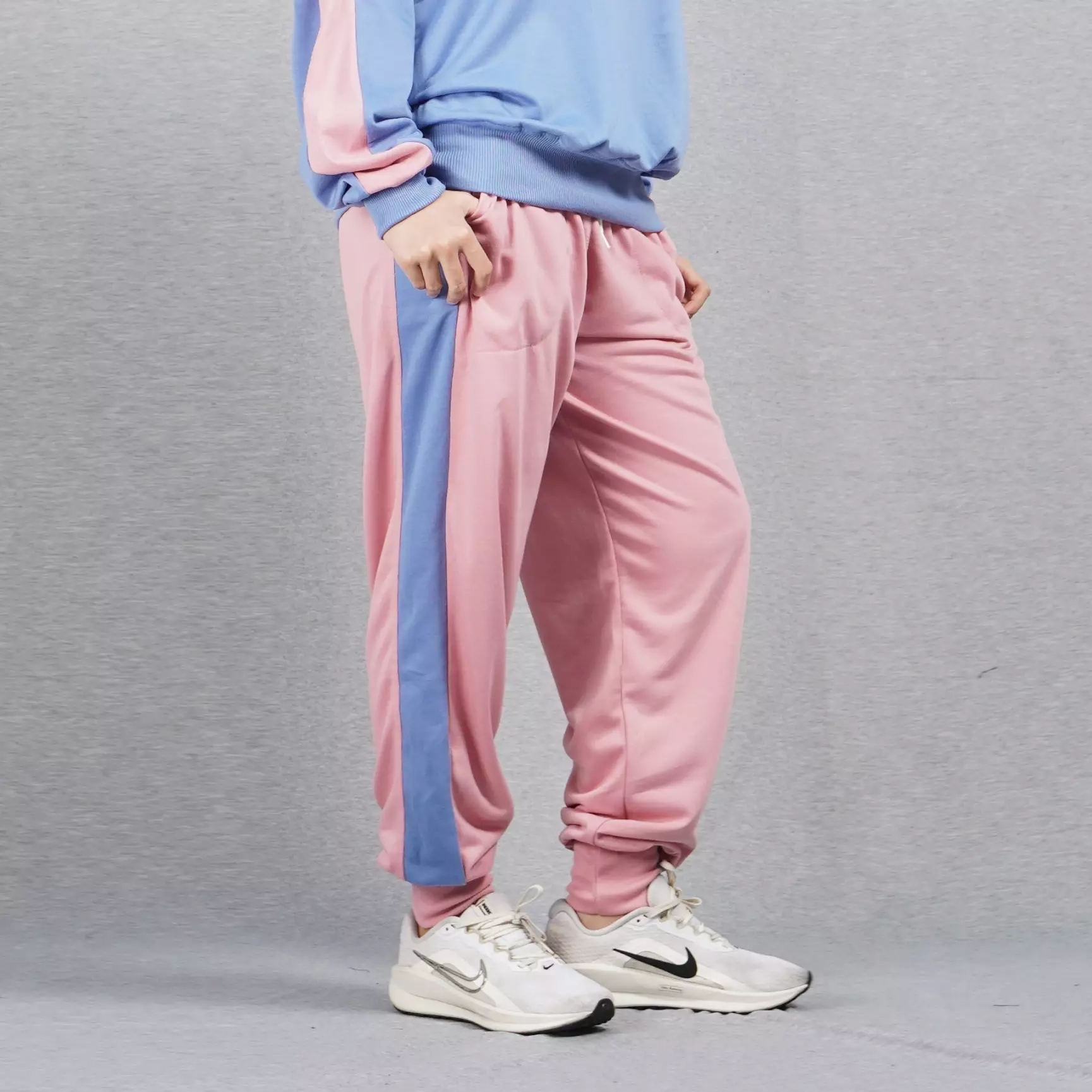 Mia Jogger Pants Wanita Celana Jogger Wanita Celana Training Celana Olahraga - PINK