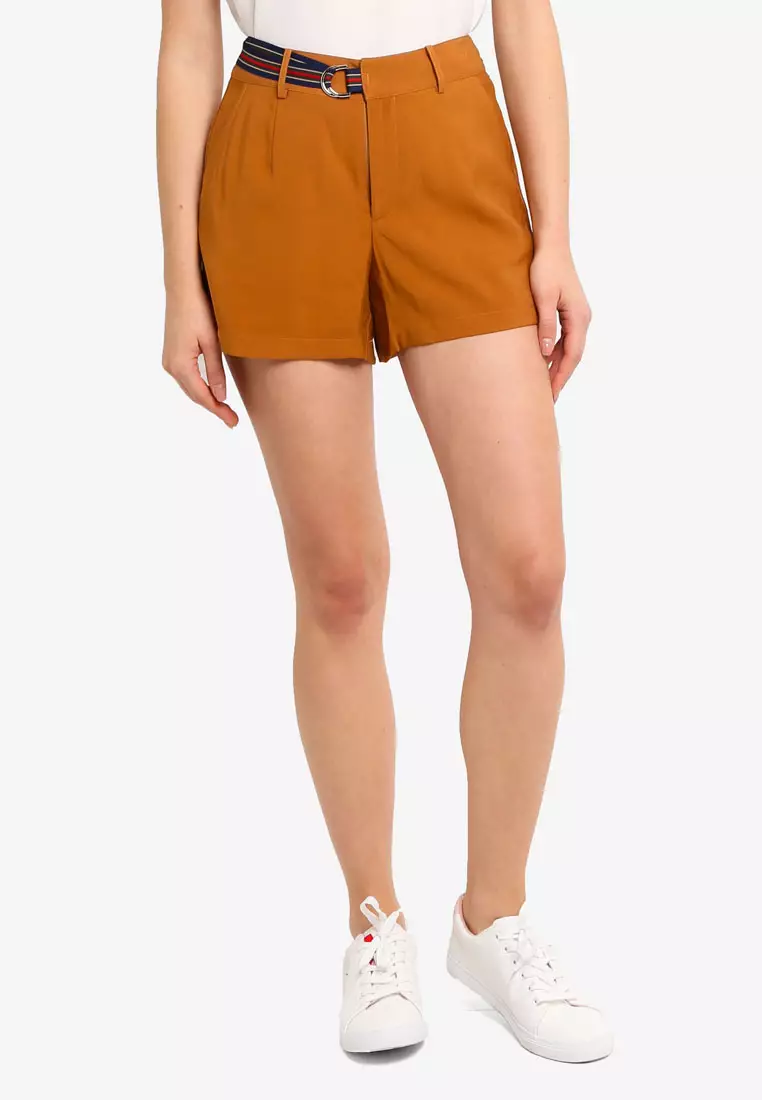 Iro Buxy Belted Paperbag Shorts