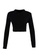 Trendyol black Crop Collar Cardigan C9057AA4E74FA1GS_6