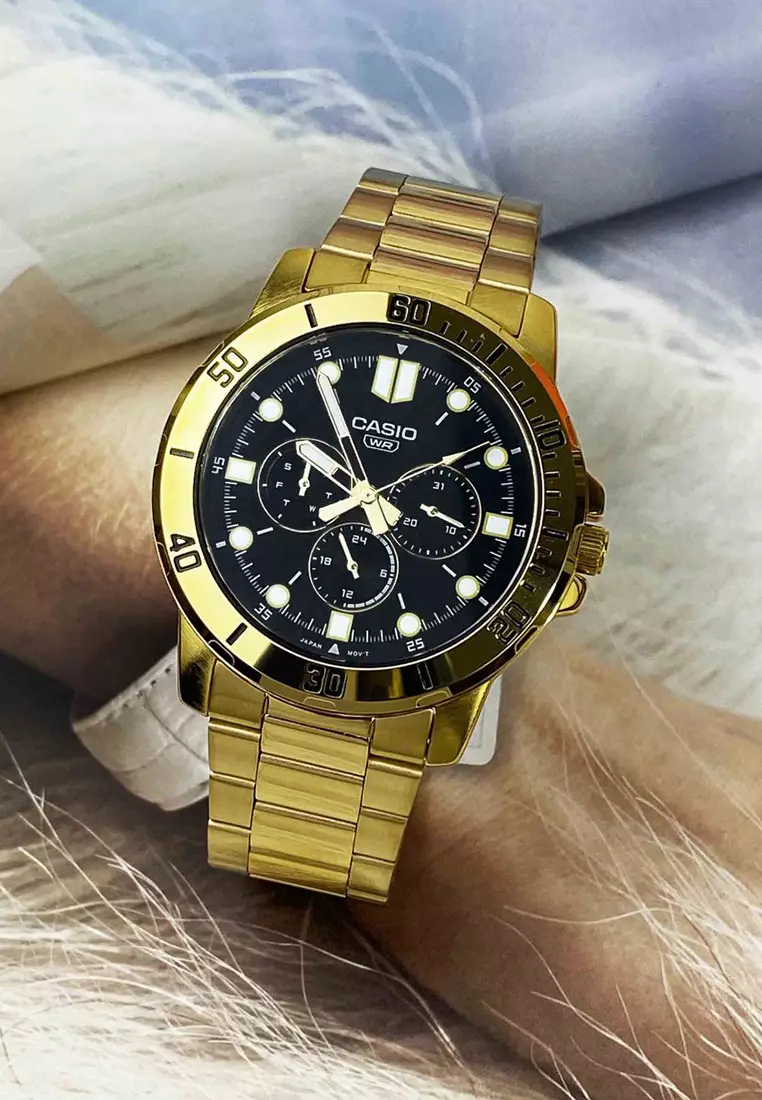 Reloj Casio Análogo Hombre MTP-VD300G-1E – La Relojería.cl