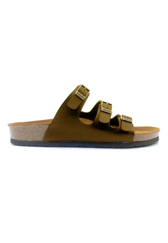 SoleSimple brown Ely - Camel Leather Sandals & Flip Flops 9F863SHF817DE7GS_1