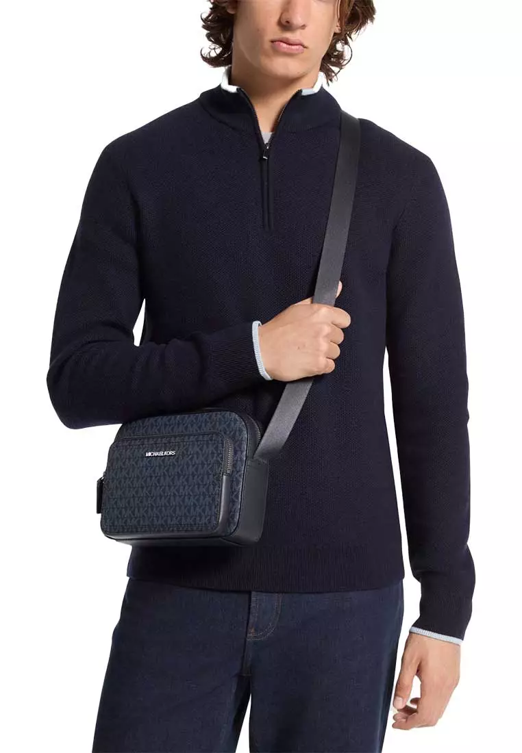 Cooper Signature Logo Utility Crossbody Bag Admiral Pale Blue 37F4LCOC6U