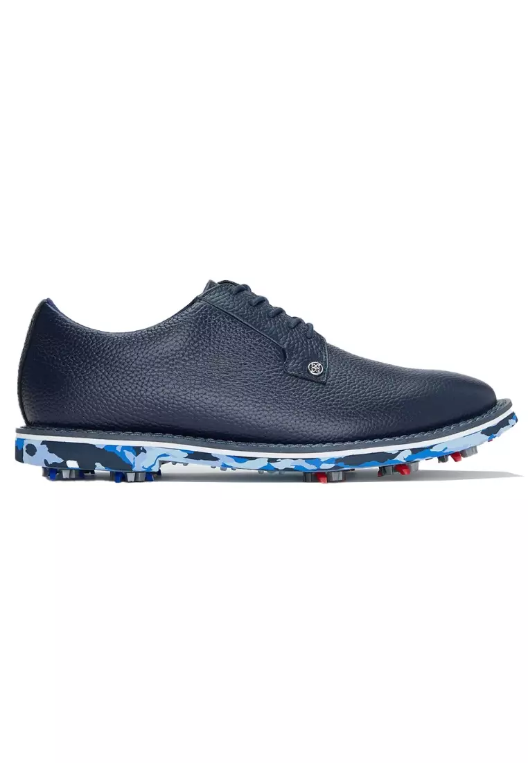 G/FORE Men's G/Lock Gallivanter Pebble Leather Camo Golf Shoes