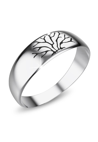 925 Signature silver 925 SIGNATURE Solid 925 Sterling Silver Antique Tree of Life Ring F411BACBB5B53BGS_1