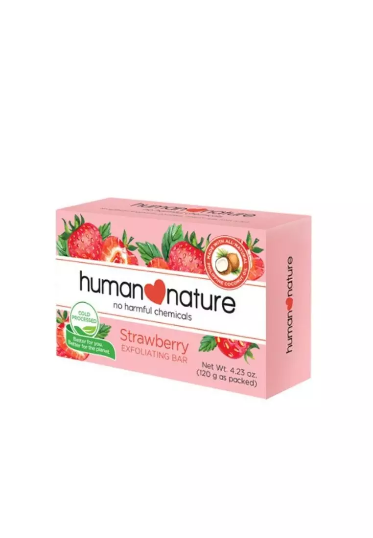 Exfoliating Bar Soap Strawberry 120g