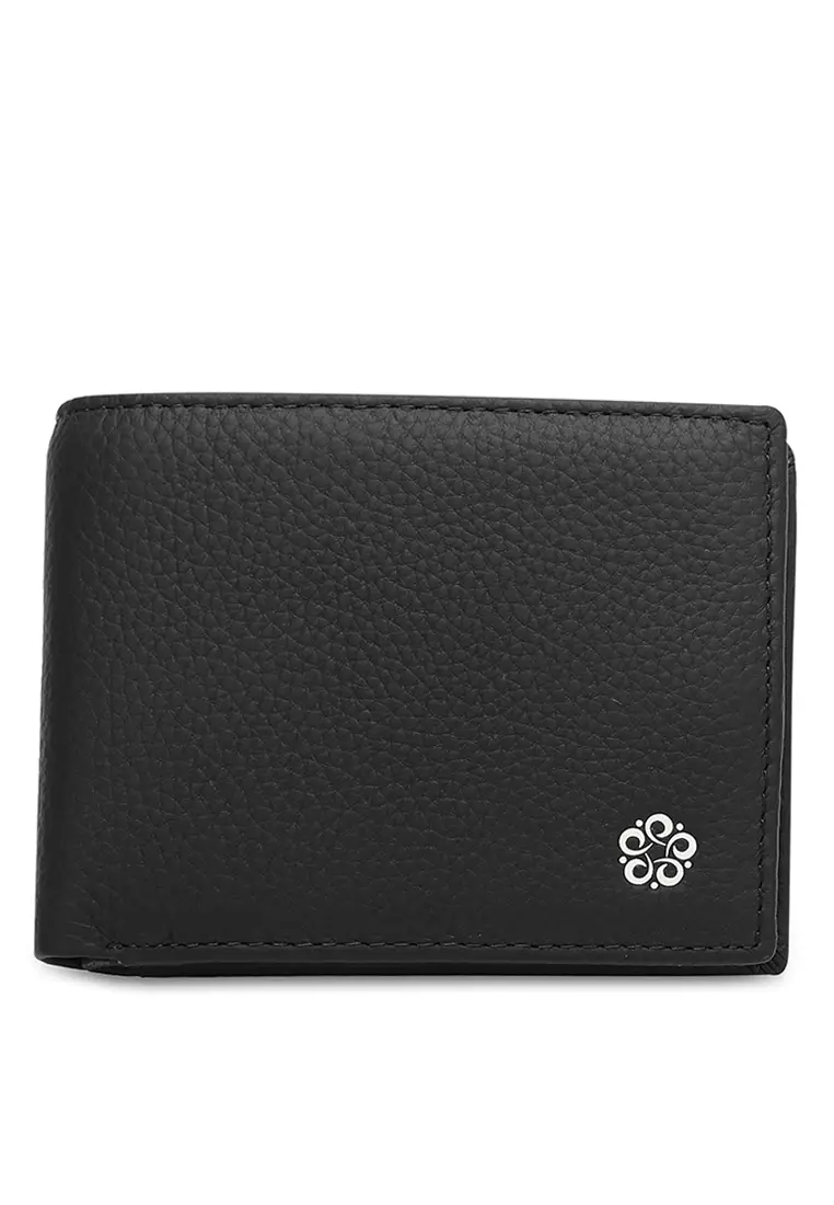 Men's Genuine Leather RFID Blocking Bi Fold Wallet