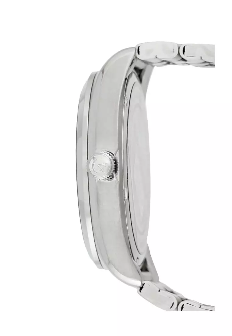 Alexandre Christie Jam Tangan Pria - Silver Black - Stainless Steel - 8578 MDBSSBA