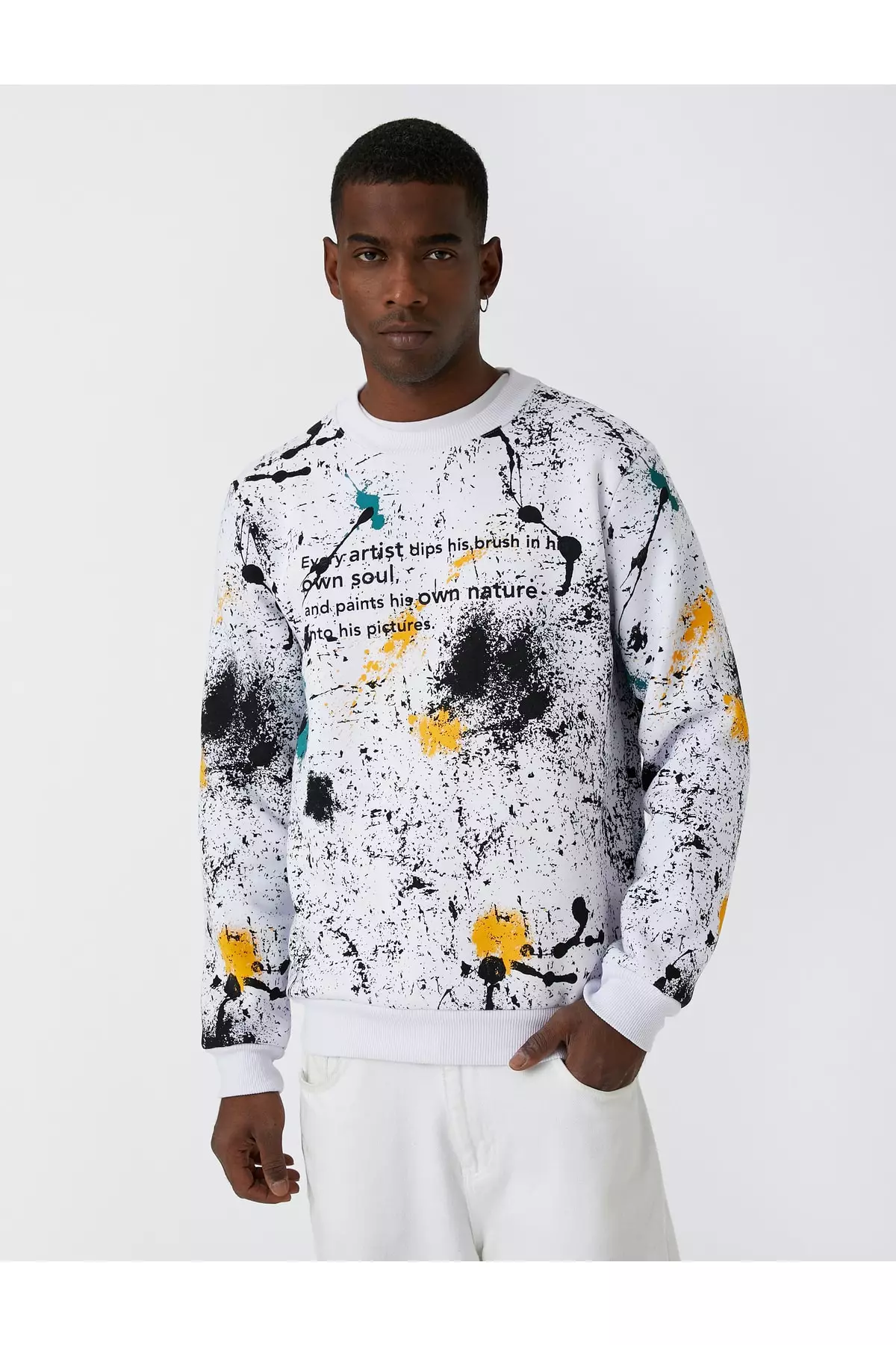 Buy KOTON Graffiti Printed Sweatshirt 2023 Online | ZALORA Singapore