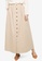 ZALIA BASICS white A-Line Front Button Skirt 80729AADCAD925GS_1