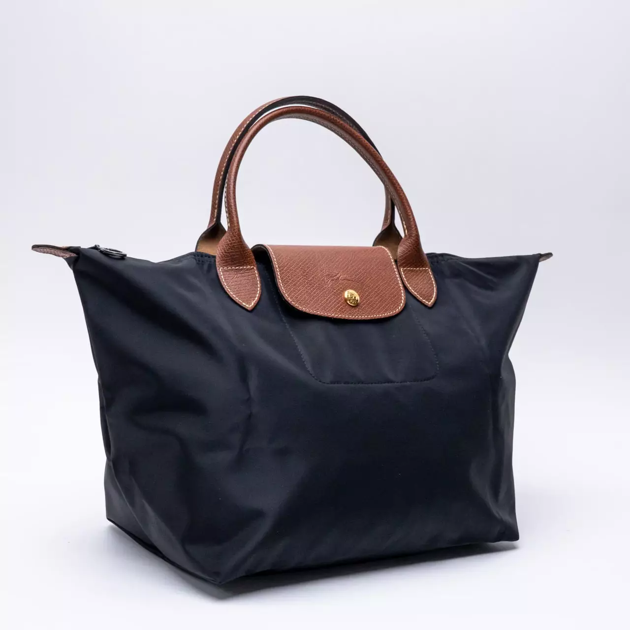 Le Pliage Original Medium Top Handle Bag Black