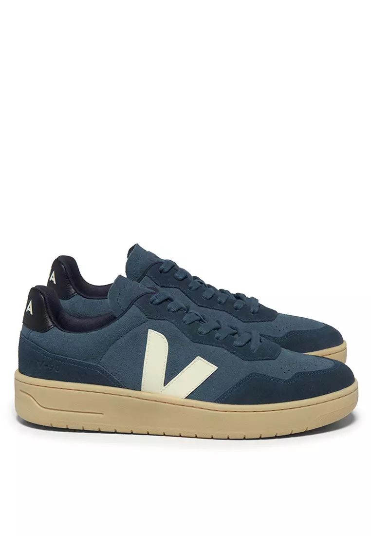 Discount on Veja  shoes - SKU: V-90 Suede Sneakers