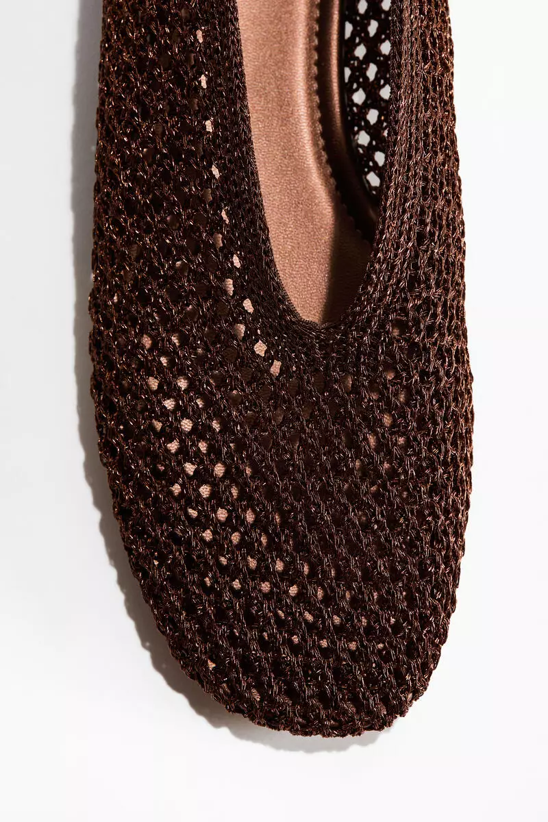 Braided ballet flats