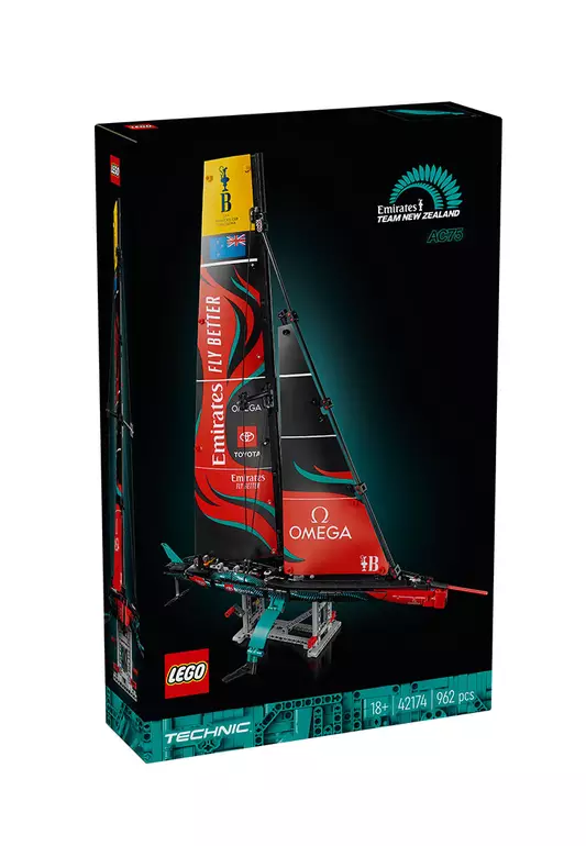 Technic 42174 Emirates Team New Zealand AC75 Yacht, Age 18+, Building Blocks, 2024 (962pcs)