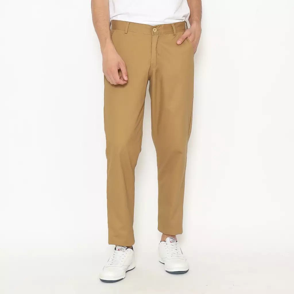 Hammer Men Chino Pants L2OCB01 | Celana Chinos Pria Cokelat Abu Warna Brown