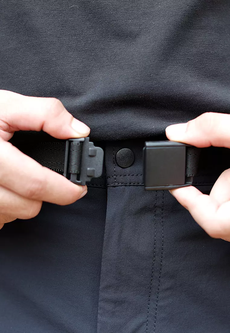 OxconShort Pants Cargo 4 WayStretch Nylon Cotton Black