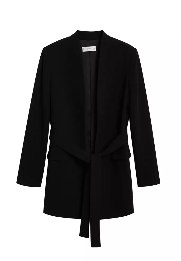 Buy Mango Bow Suit Blazer Online | ZALORA Malaysia