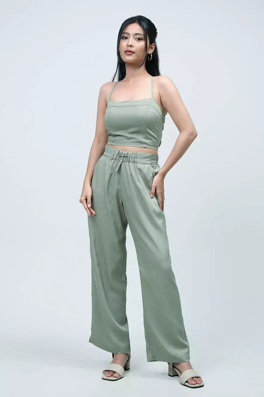 Kaos Wanita Swanhilda Dusty Green