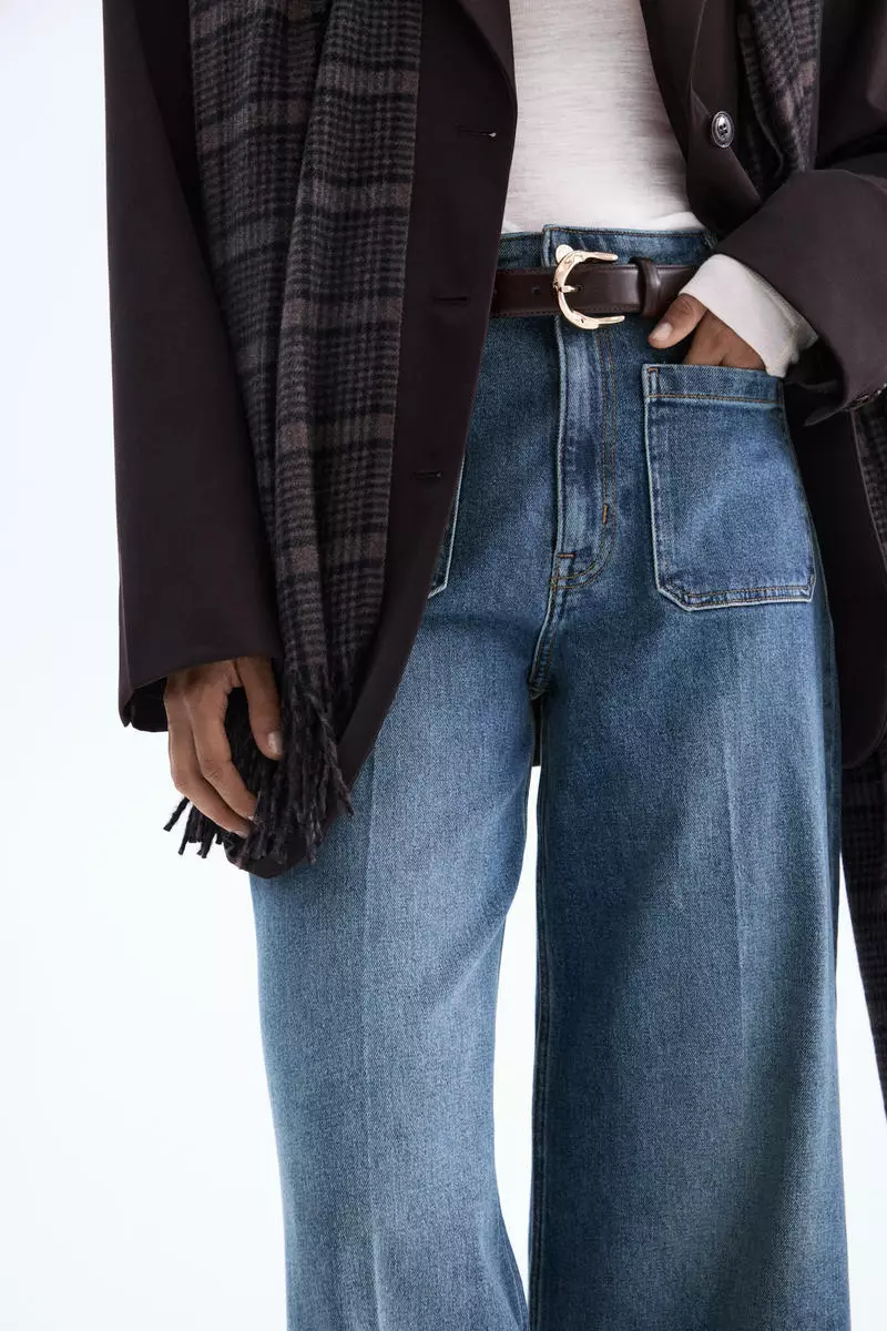 Wide High Jeans
