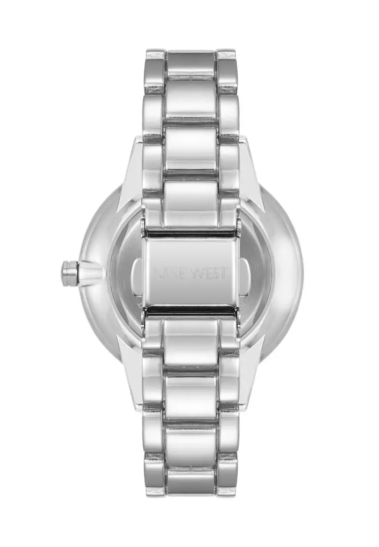 NW2099FLSV0000 Silver Tone Round Watch With White Sunray Dial