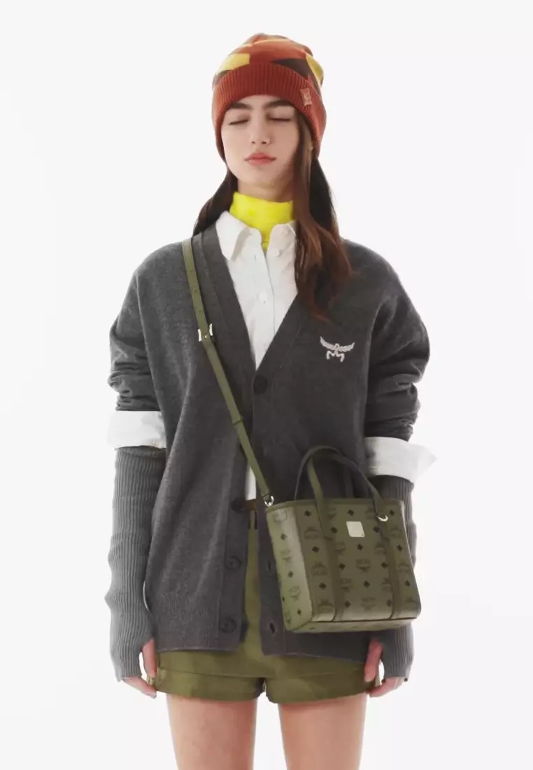 Toni Top-Zip Shopper in Visetos