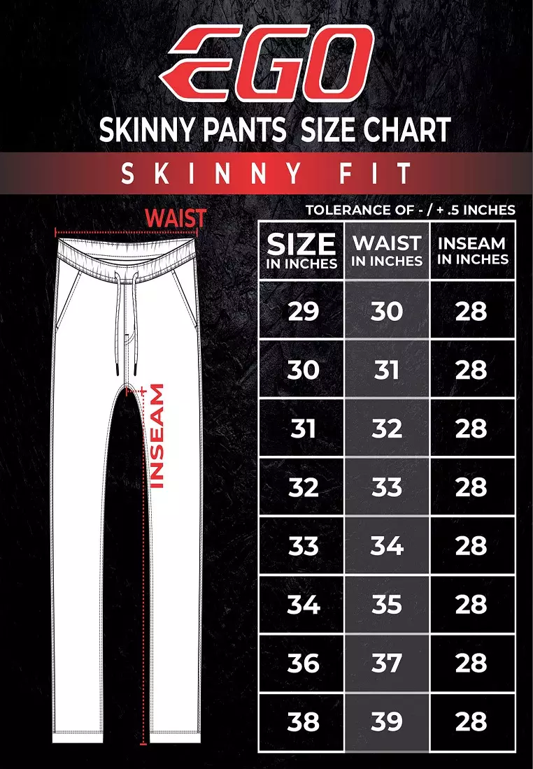 Denim Long Skinny Fit Stretch Jeans