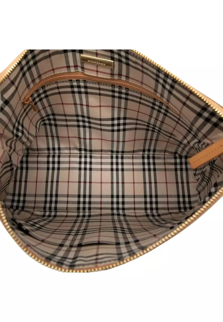 Pre-Loved Burberry Leather Shoulder Bag