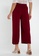 Ashley Collection red Elastic Waist Square Pants 550DAAA52651B1GS_3