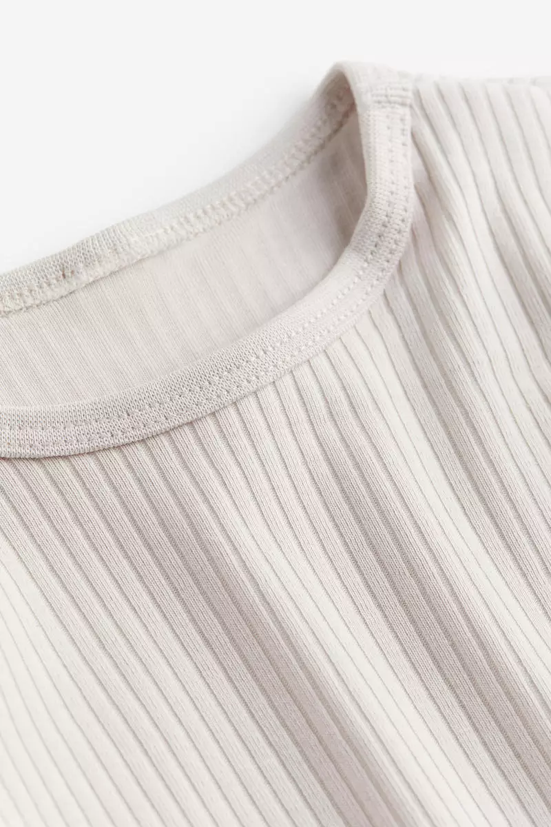 Ribbed cotton set