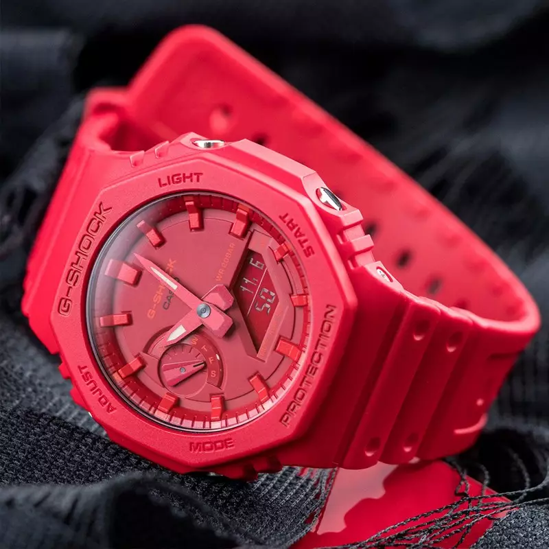 Casio G-Shock GA-2100-4ADR Karet Full Red